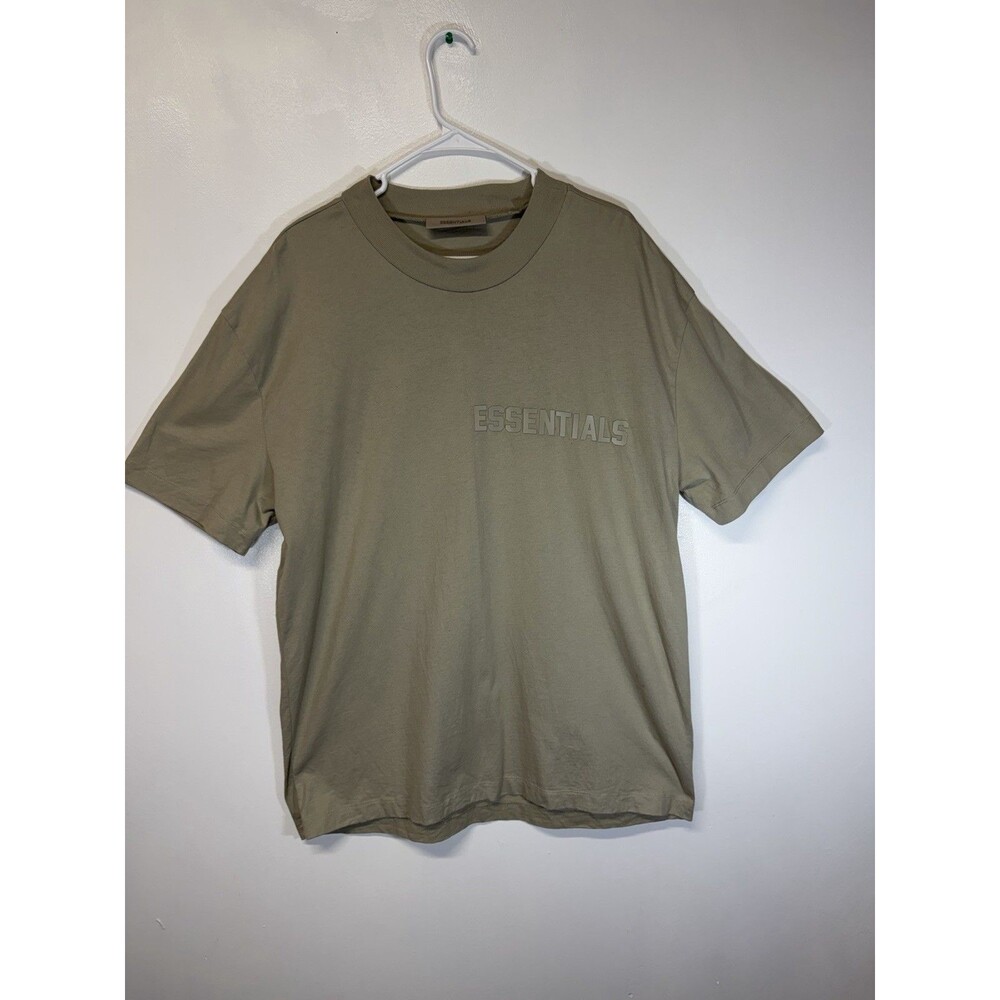 ESSENTIALS  FEAR OF GOD Top   Tee Shirt  Men’s Cotton Beige Sz L